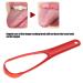 Portable Tongue Scraper - Oral Mouth Cleaner for Kids & Adults (Red) - Buy Online on GoSupps.com