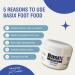 Basix Skin Defense Foot Food - Repair Cream with 5% Urea & Peppermint Oil for Dry Feet & Cracked Heels - Nourish & Revitalize Tired Feet - Buy Online on GoSupps.com
