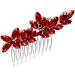 Healeved Bride Comb Clip Rhinestone Hair Comb Decorative Wedding Bridal Wedding Hair Pieces for Brides Hair Comb Clip - Buy Online on GoSupps.com
