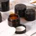 6-Pack Refillable 60ml Cosmetic Containers with Black Lids - Travel Pots for Creams Lotions & Mini Candles | Brawlas Ointment Doses - Buy Online on GoSupps.com