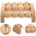 Iplusmile Wooden Massage Ball Scooter | Portable Deep Tissue Massager for Plantar Fasciitis Neck & Muscle Pain Relief - Buy Online on GoSupps.com