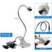 Mini UV LED Gel Nail Cure Light | USB Input Lamp for Gel Nails | Portable Outdoor Stall Nail Curing - Silver - Buy Online on GoSupps.com