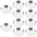 Alipis 10 pi ces Palette Fard Paupi res Vide Aluminium Pan R utilisable pour Maquillage DIY Stockage Compact et L ger