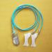 BTE Hearing Aids Safty Clips w/Protective Sleeve & Metal Clip (L Blue) Large Blue