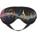 Colorful Musical Note Eye Mask | Soft Sleep Mask for Women & Men | Perfect for Travel & Relaxation - Buy Online on GoSupps.com