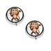 Cute Monkey Printed Mini Round Pill Box Pill Box 3 Compartment Medicine Pill Case Pill Organizer Travel Pillbox Portable Pill Box for Pocket Home Office Use