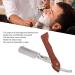 Buy Straight Razor with PU Leather Case - Lightweight Rosewood Vintage Barber Manual Shaver for Men - Portable Beard Grooming Tool - Buy Online on GoSupps.com