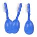 Healeved 3pcs Tooth Cleaning Brushes Prison Toothbrushes Portable Plastic Toothbrushes