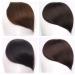 Clip in Fringe Clip in Bangs Clip In Hair Bangs Thick Bangs Clip On Side Bangs Straight Fringe Hair Extensions (Color : Side Dark Brown) - Buy Online on GoSupps.com
