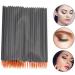 Mipcase 200 pcs Pro Delicate up Eye Eyeliner Refined Girls Fiber Fine Nylon Brush Tools 9x6.5cmx2pcs Blackx2pcs - Buy Online on GoSupps.com