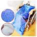 Wheelchair Blanket Windproof Warm Waterproof Foot Warm Blanket Pockets Siamese Semi-Wrapped Windproof Set for Elderly and Disabled