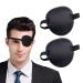 2PCS Eye Patch Adjustable Eye Patches Eye Patch for Adults and Kids Eye Patch for Glasses Amblyopia Lazy Eye Patches Right Eyes Black