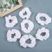 15pcs Strong Hold White Hair Ties & Headbands - Elastic Cotton Ponytail Bands | Hair Accessories for All Styles - Buy Online on GoSupps.com