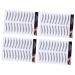 DRESSOOS Authentic Eyebrows 4pcs Eyebrow Stickers Eyebrow Transfer Stickers Water Transfer Eyebrow Sticker Water Proof 3d Tool