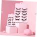 FRCOLOR 10 Pairs Fake eyelashes lash extension false lashes japanese segmented false eyelashes adhesives false eyelashes natural fake lashes short false eyelashes extend Miss fiber cross - Buy Online on GoSupps.com