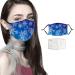 Lieikic Christmas Mundsprung with motif washable cotton fabric breathable dustproof mouth and nose protection neckerchief for women men