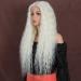 D BUT Super Long Lace Front Wig - Ice Queen Platinum Water Wave Synthetic Hair (71cm) - International Shipping Available - Buy Online on GoSupps.com