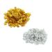 200 pieces of hair jewelry rings hair jewelry aluminum-dreadlock pearls metal cuffs 8 mm gold and silver hair jewelry rings (100 gold 100 silver)