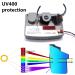 BangLong UV400 Cycling Sunglasses for Men Women - White Blue | Windproof Sports Sunglasses for Running, Golf & Baseball - Buy Online on GoSupps.com