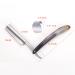 Zertone Straight Razor Shaving Kit - Men's 440C Stainless Steel Blade Razor with Horn Scale Stropping Cloth & Brush - Premium Shaving Experience - Buy Online on GoSupps.com