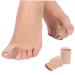 Comfortable Toe Sleeves Bandage Set - Toe Protectors & Straighteners with Gel Spacers for Pain Relief and Alignment Support
