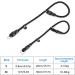 TIESOME Slip Collar Dog Training Choke Collar Round Nylon Rope Collar No Pull P-Collar for Small Medium Large Dogs (Black M) - Buy Online on GoSupps.com