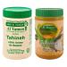 Premium Lebanese Tahini Pack of 2- Al Yaman Original Lebanese Sesame Tahini 454g & Al Dayaa Tahini 400g | Tahini Paste | Vegan Gluten Free