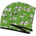Buy Hair Towel Wrap - Quick-Dry Hair Drying Towel Turban with Button (Cows with Calfs Green) | Fast International Shipping - Buy Online on GoSupps.com