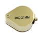 Professional Portable 30X 21mm s Magnifier Gold Eye Loupe Stone Full of Stars