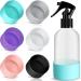 6 Pieces Protective Silicone Sleeve Bottom Base Accessories for 16 oz Spray Bottles, Makeup Glass Bottle Silicone Cover Non Slip Cosmetic Spray Bottom Cover for 12 to 24 oz Sport Water Bottle, 6 Color