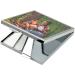 Ocadeau square pocket mirror with its own photo - silver steel mirror in a square shape with photo printing - personalized pocket mirror