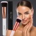 Rose Vanilla Make Up Brush Foundation Kabuki Flat Top - Perfect For Blending Liquid Cream or Flawless Powder Cosmetics - Buffing Stippling Concealer - Premium Quality Synthetic Dense Bristles!