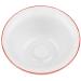 Fendrihan Porcelain Shaving Bowl - Hand-Painted Red Rim for a Luxurious Shaving Experience | International Shipping Available - Buy Online on GoSupps.com