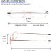 Buy MMOWW Foldable Reading Glasses for Men & Women - Rose Gold +2.0 with Telescopic Pole & Mini Anti-Blue Light - International Shipping Available - Buy Online on GoSupps.com