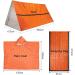 3-in-1 Outdoor Emergency Survival Kit | Heat Reflective Thermal Raincoat & Sleeping Bag Tent Set - Perfect for Camping - Orange - Buy Online on GoSupps.com