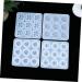 NUOBESTY 9 Resin Epoxy Silicone Molds Silicone Flower Diy Epoxy Mold Diy Mold Epoxy Resin Pendant Plaster - Buy Online on GoSupps.com