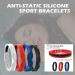 Redup Remote Infrared Bracelet - Adjustable Silicone Sports Band for Weight Loss & Lymph Drainage | Negative Ions & Anti-Static | 4 Pieces - Buy Online on GoSupps.com