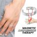 Artocct Lymphatic Drainage Magnet Ring - 2PC Adjustable Weight Loss & Blood Sugar Controller - Unisex Open Finger Design - Buy Online on GoSupps.com