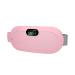 FXWTICH massage device Sure Here A Product Title for Listing Period Heating Pad with 4 Vibrating Modes Temperature Adjustable Electric Portable Cordless Pink