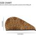 Leopard Print Coral Velvet Dry Hair Cap - Ideal for Home Travel Pool Parties & More | Quick-Dry Hair Solution - Buy Online on GoSupps.com