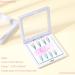 Meekoo 30 Pcs Press on Nail Packaging Box with 90 Pcs Adhesive Tape - White Acrylic Display Storage for Nail Salon - Buy Online on GoSupps.com