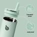 Buy BOTTLE BOTTLE 710ml Stainless Steel Drinking Bottle with Straw - Light Green Sports Water Bottle for Fitness - International Shipping Available - Buy Online on GoSupps.com