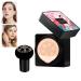 LXZJJM Mushroom Head Air Cushion Air Cushion Eyebrow Cream Small Mushroom Air Cushion Cream concealer Moisturizing Long lasting Skin Brightening Moisturizing BB Cream (01#lvory)