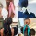 Hair Scarf Scrunchies Bow Scrunchies for Hair Chiffon Floral Scarf BowPonytail Holder for Women Girls (liangA) - Buy Online on GoSupps.com