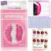 Nail Art Protector Tools Kit | Spill-proof Nail Polish Stencils | 144 French Curve Stickers | Manicure DIY Set (196 pcs) - Buy Online on GoSupps.com