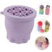 Makeup Sponge Cleaning Bowl Cosmetic Brush Cleaning Bowl Silicone Brush Holder Make up Brush Cleaner Make up Brush Cleaner Tool Silica Gel Purple Makeup Brush Storage Box 10x8.5cm Purple - Buy Online on GoSupps.com