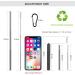 2 Pack Reusable Metal Straws Collapsible Stainless Steel Drinking Straw Travel Portable Telescopic Straw with Case 2 Cleaning Brushes Included Black/Rose Gold Black-Rose Gold - Buy Online on GoSupps.com