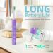 7AM2M Sonic Electric Toothbrush for Adults and Kids One Charge for 90 Days with 6 Brush Heads 5 Modes with 2 Minutes Build in Smart Timer Roman Column Handle Design(Purple) Purple No Travel Case - Buy Online on GoSupps.com