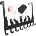 1pc Coat Hook Black Metal Over Door Towel Rack Over Door Clothes Hanger Rack Black Towel Hook Over The Door Towel Racks for Bathroom Wardrobe Doors Hook Cat Shaped Hook Hangers Hat Black 40x27.5cm - Buy Online on GoSupps.com