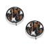 (Color Acoustic and Guitars) Round Pill Box 3 Compartment Pill Box Mini Decorative Pocket Purse Portable Travel Medicine Tablet Vitamin Holder Organizer Pill Case